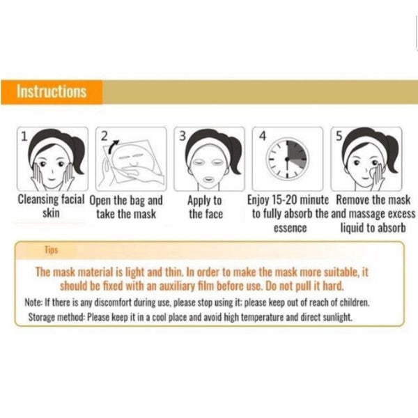 BIOAQUA Cahnsai Vitamin C Masker Rejuvenation Facial Mask Face Mask