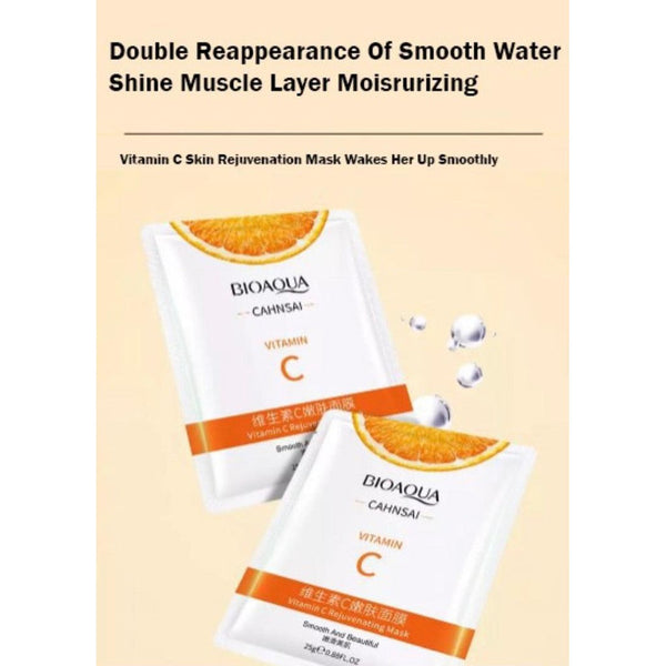 BIOAQUA Cahnsai Vitamin C Masker Rejuvenation Facial Mask Face Mask