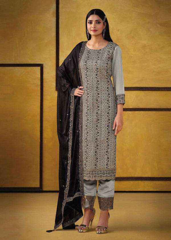 Rangoli Silk Embroidered Trendy Salwar Kameez