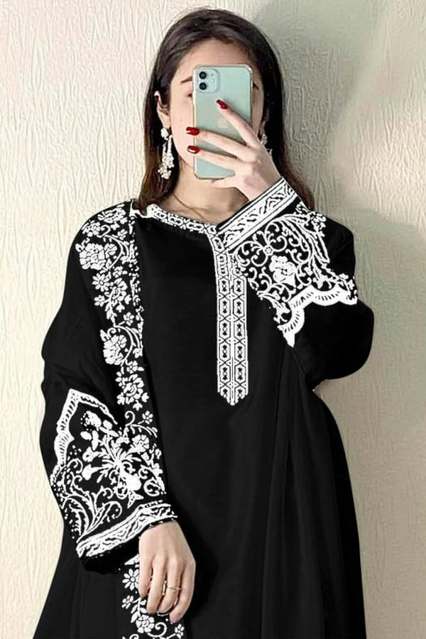 Premium Faux Georgette Suit