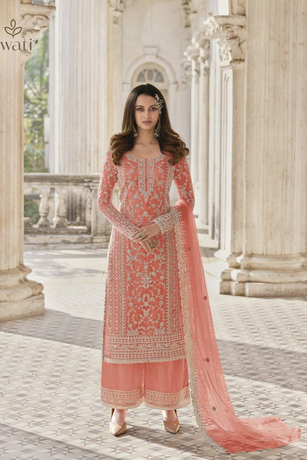 Heavy Butterfly Net with Embroidery & Coding Work & Sleeves Heavy Butterflies Net