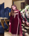 Premium Party Wear Viscose Velvet Designer Dress