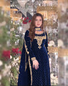 Premium Party Wear Viscose Velvet Designer Dress