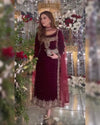 Premium Party Wear Viscose Velvet Designer Dress