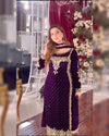 Premium Party Wear Viscose Velvet Designer Dress