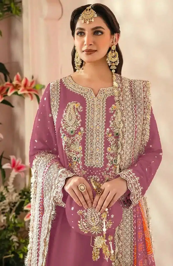 Georgette Embroidery Work Salwar Suit
