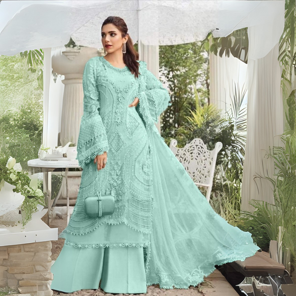 Pastel-colored 3-piece outfit