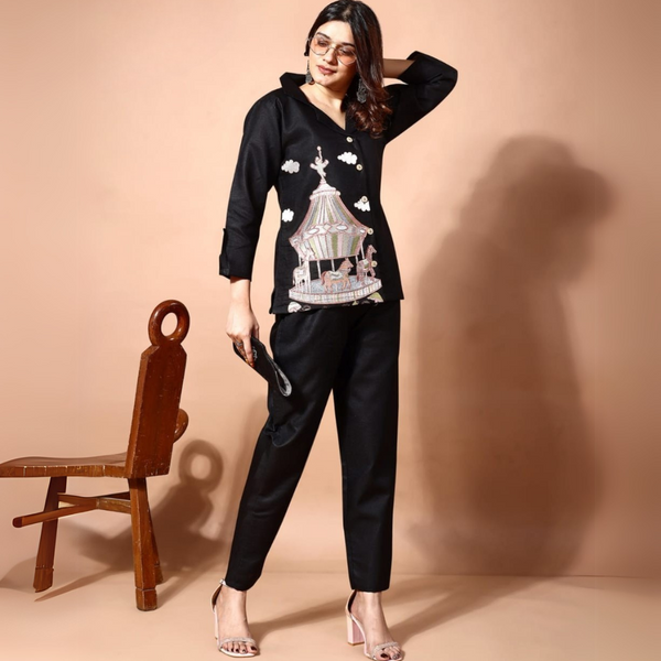 Embroidery Elegance Cord Set