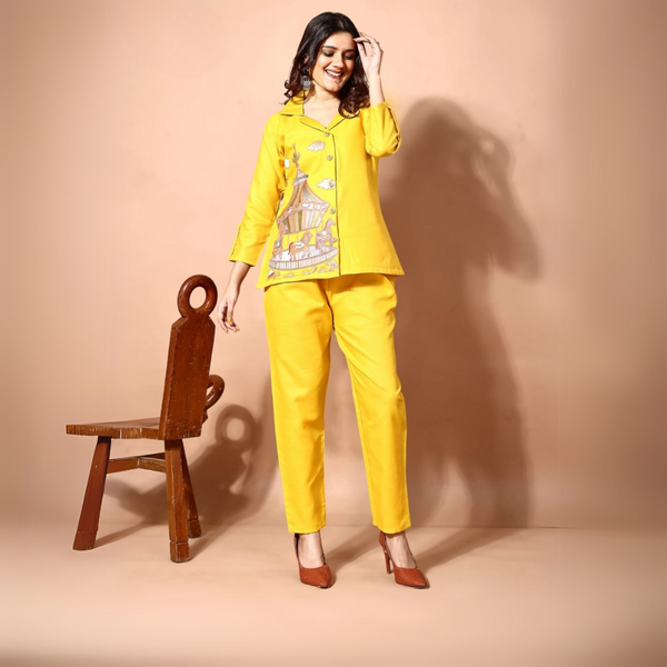 Embroidery Elegance Cord Set