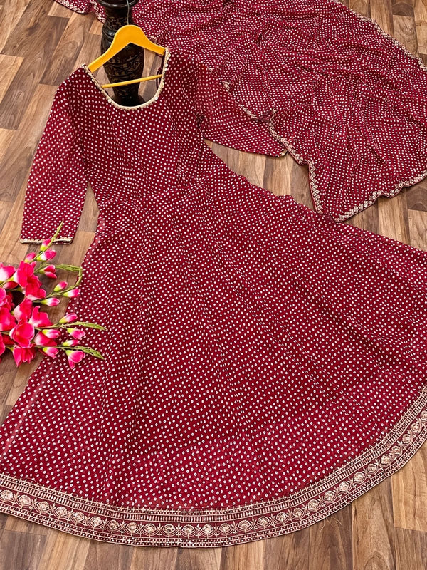 Maxi Long Gown with Dupatta