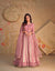 Georgette Embroidered Double Shade Anarkali Gown