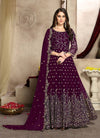 Georgette Multi Thread Zari Stitched Anarkali Suit