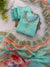 Pure Roman Silk Hand Work Dress