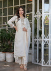 Premium Chanderi Sequin Embroidered Suit