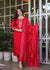 Premium Chanderi Sequin Embroidered Suit