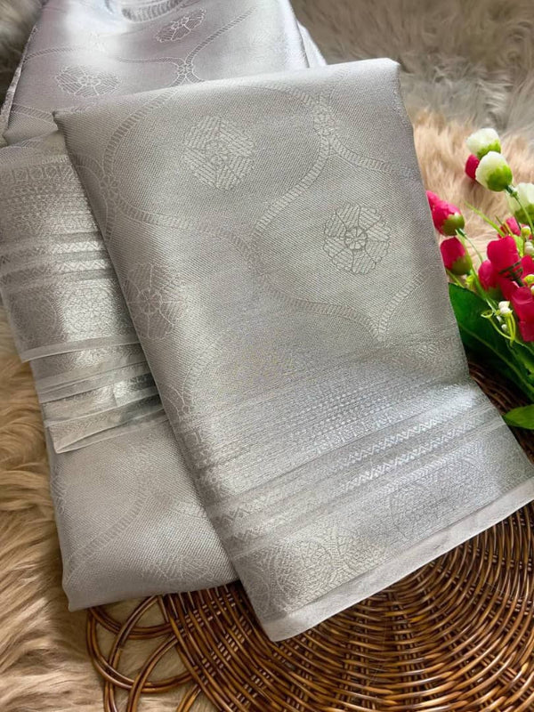 Elegant Soft Tissue Silk Fabric Saree for Women