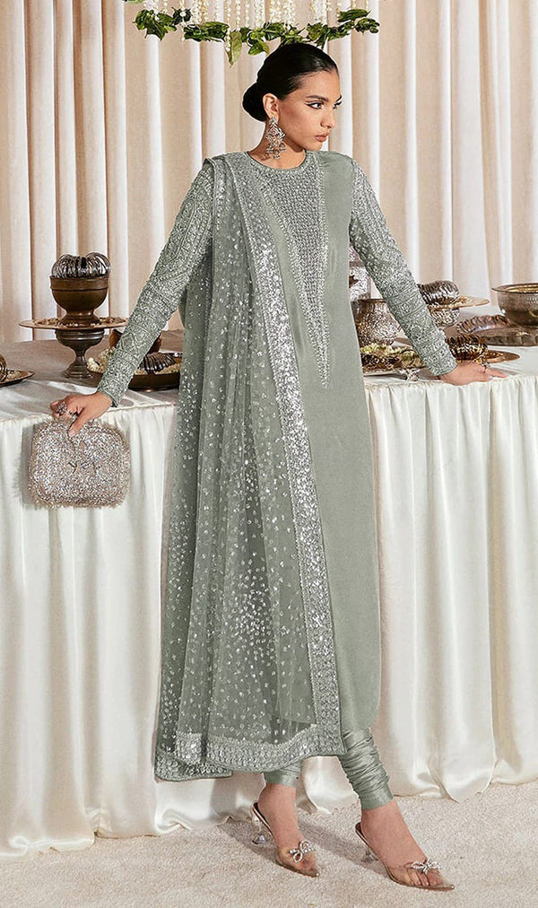 Premium Sequins Embroidered Georgette Suit