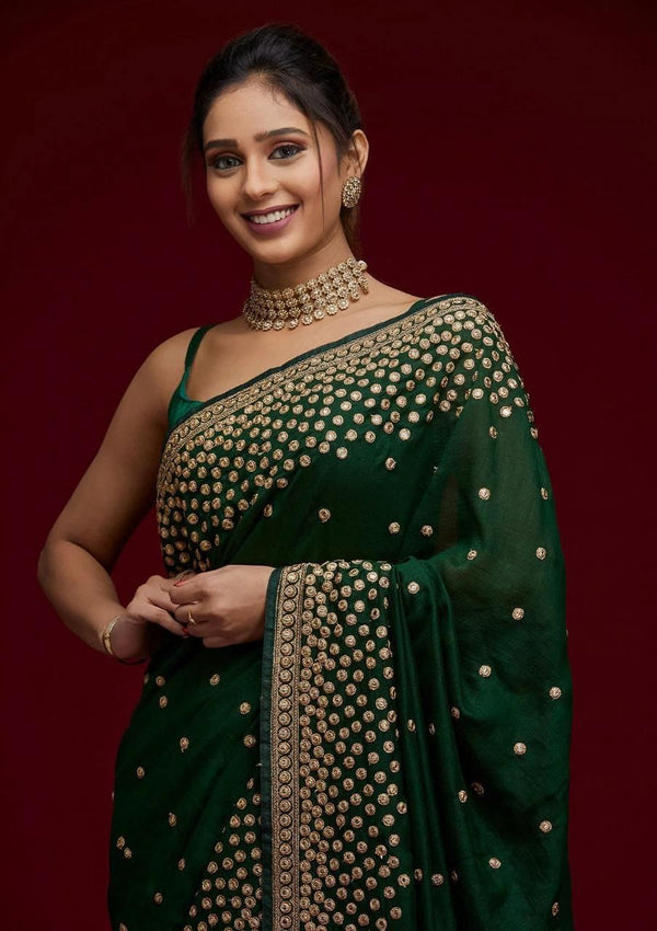 Vichitra Silk Saree for Women