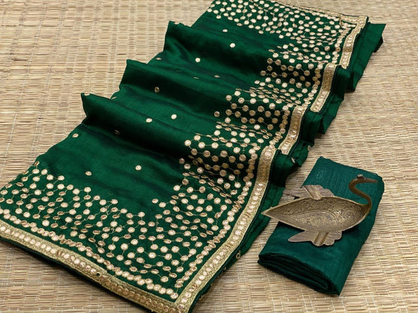 Vichitra Silk Saree for Women