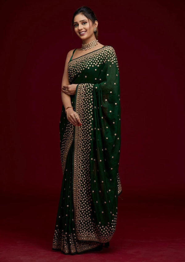 Vichitra Silk Saree for Women