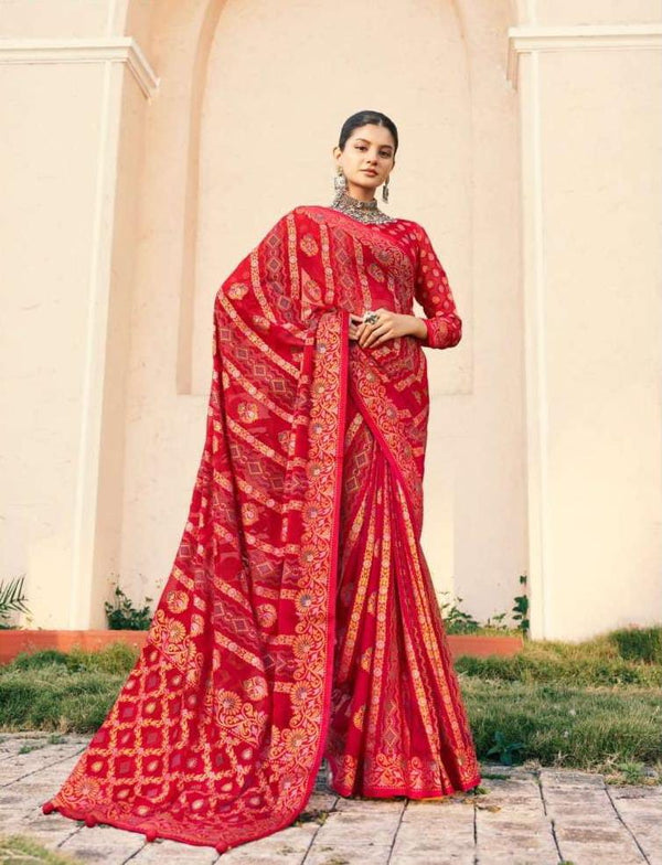 Georgette Silk Saree for Women