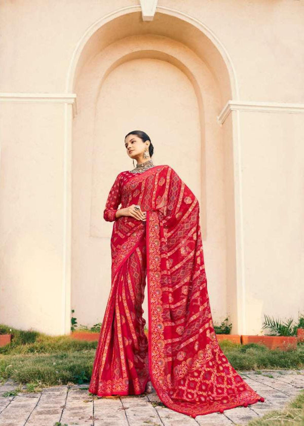 Georgette Silk Saree for Women