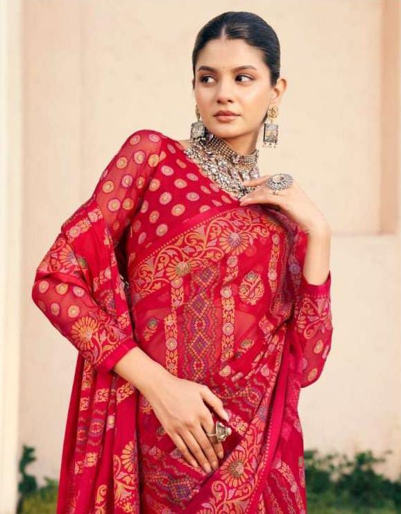 Georgette Silk Saree for Women