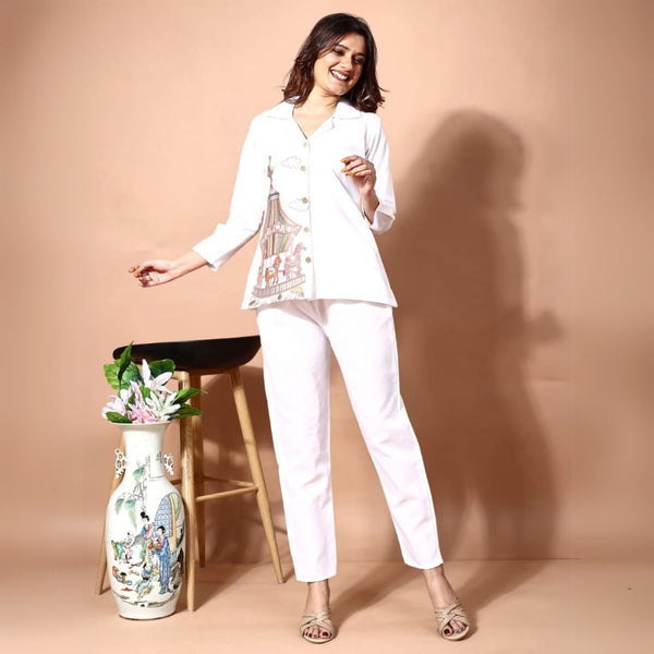 Embroidery Elegance Cord Set