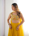 Luxurious Blooms: Soft Fox Georgette Lehenga Choli