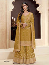 Classic Heavy Chinon Embroidered Suit