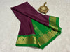 Semi Mysore Crepe Silk Saree