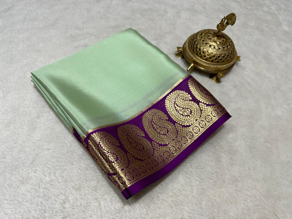 Semi Mysore Crepe Silk Saree