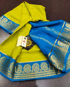 Semi Mysore Crepe Silk Saree