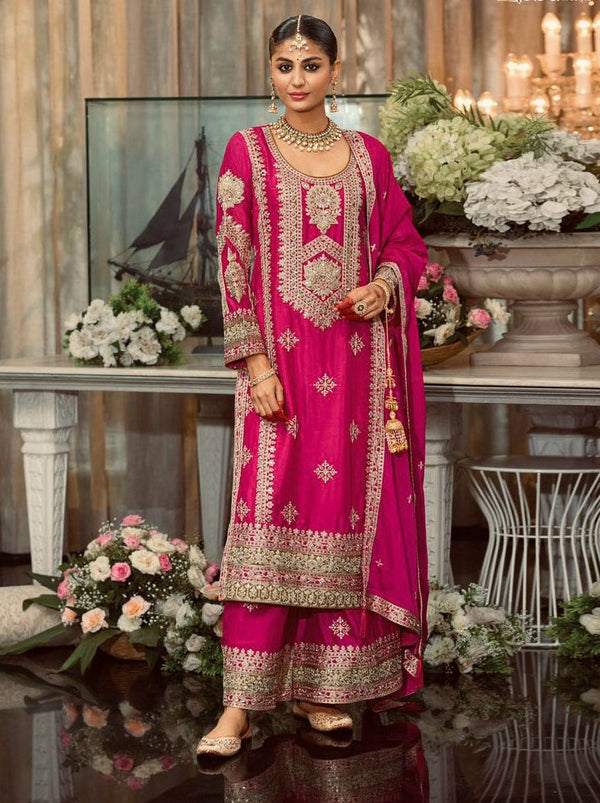 Premium Heavy Faux Georgette Emroidered Suit