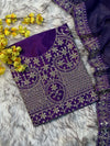 Soft Blooming Tissue Embroidered Saree