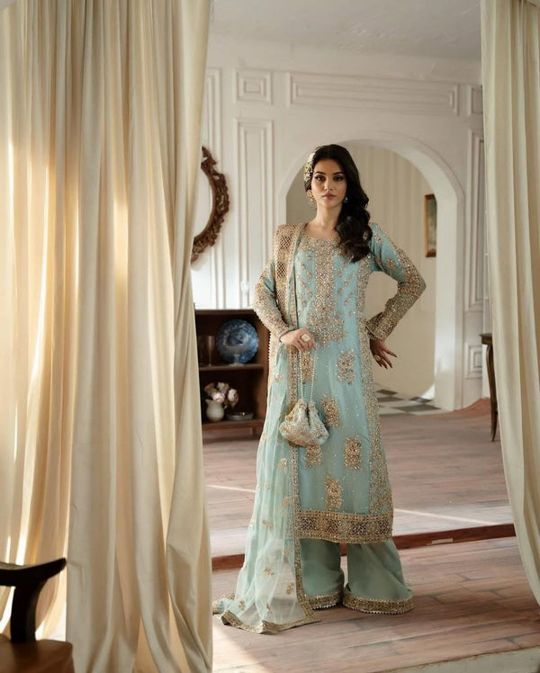 Designer Partywear Sharara Set