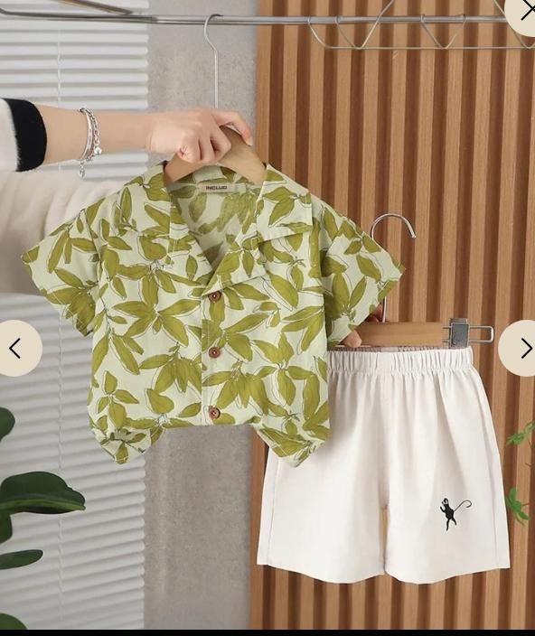 Cozy Kids' Shorts & Shirt Set