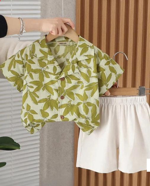 Cozy Kids' Shorts & Shirt Set