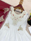 Luxury Party WearWhite Gown with Dupatta