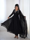 Elegant 3-Piece Fox Georgette Anarkali