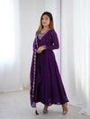 Elegant 3-Piece Fox Georgette Anarkali
