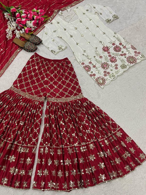 Sparkle Sharara Set