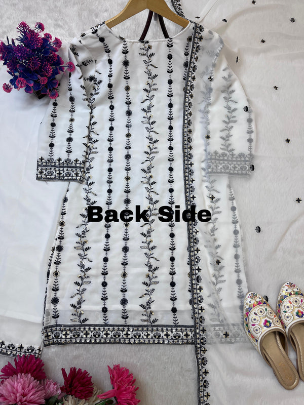 Festival Glow Georgette Ensemble