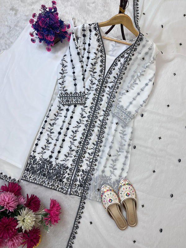 Festival Glow Georgette Ensemble