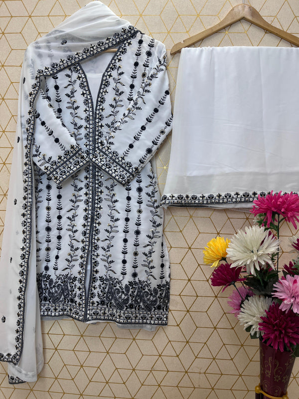 Festival Glow Georgette Ensemble