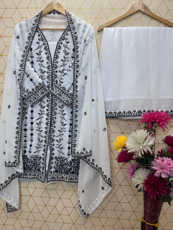 Festival Glow Georgette Ensemble