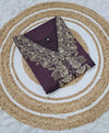 Sequence Embroidery Vichitra Suit
