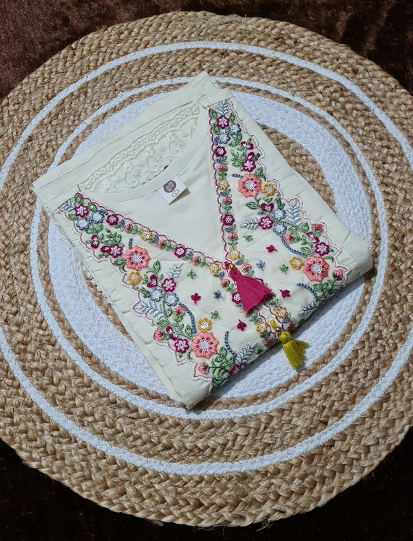 Embroidered Elegance 3-Peice Set