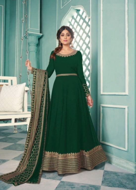 Anarkali-style ensemble Dress