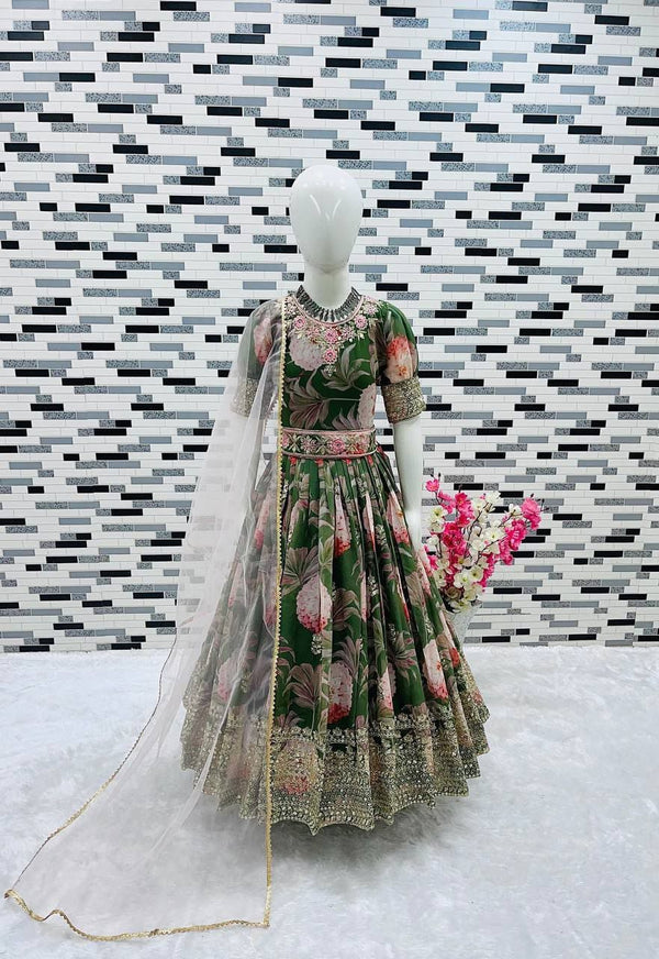 2 Piece Heavy Fox Georgette Gown With Dupatta